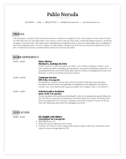 Management CV